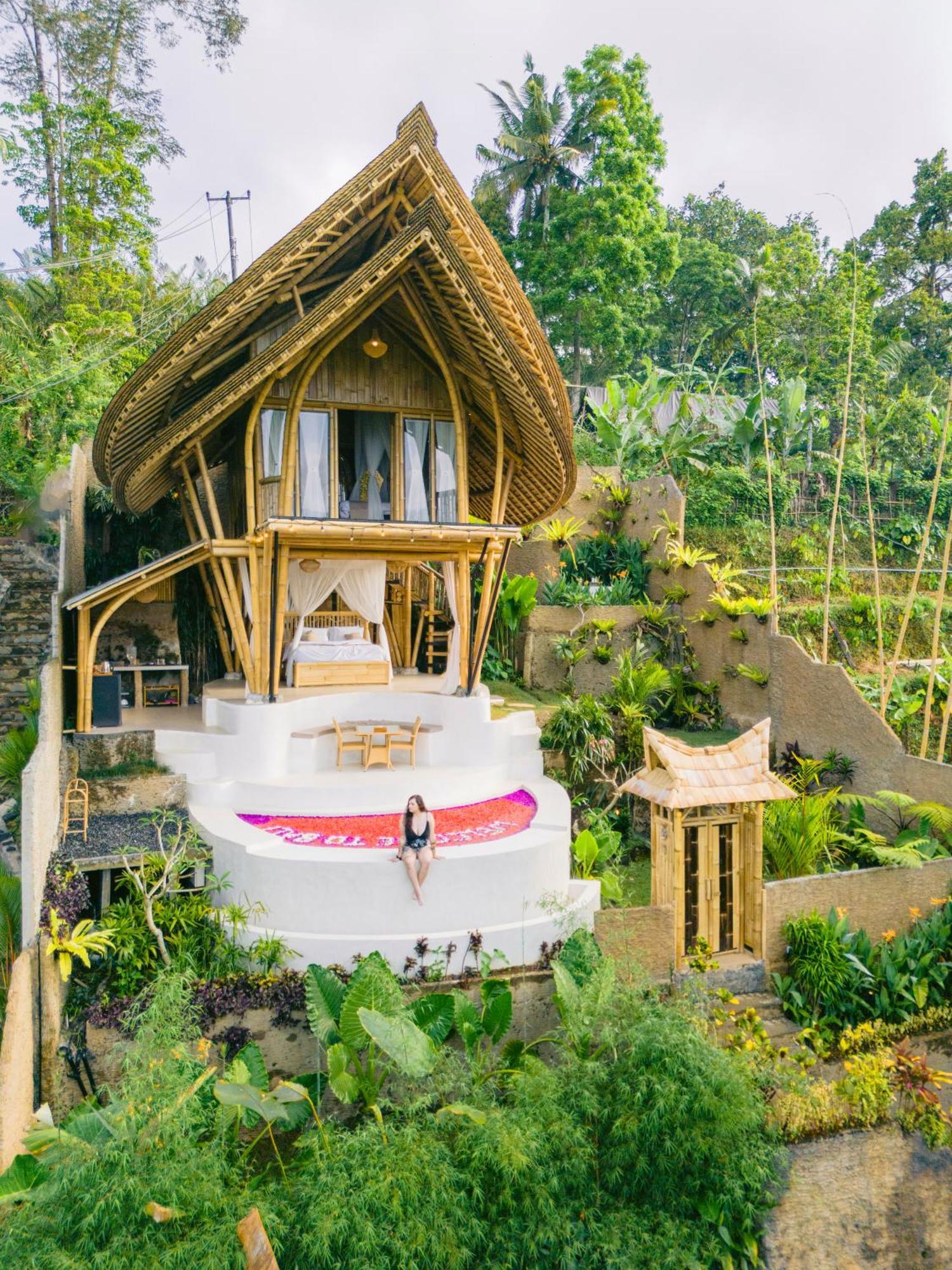 SelatDanaswari Bali Bamboo House别墅 外观 照片